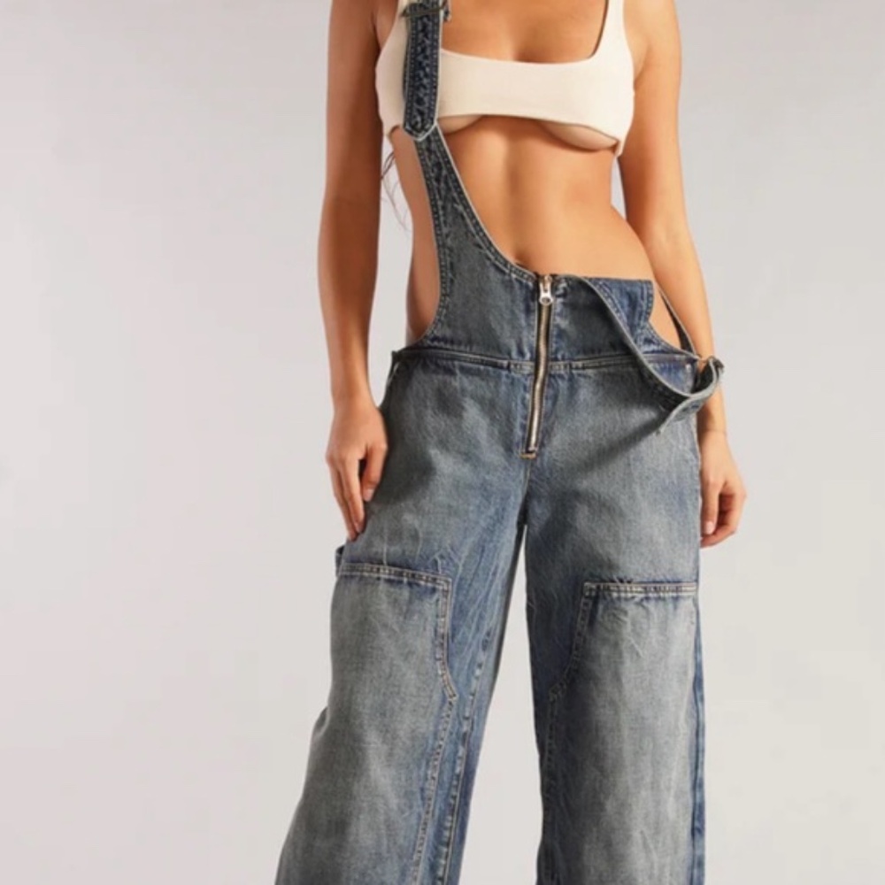 NWT Revice The Plunge Overalls in deep sea - Picture 5 of 9